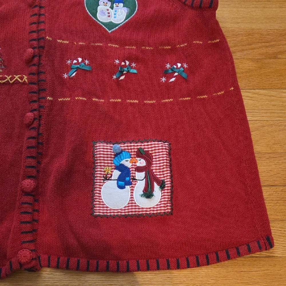 Holiday Editions Vintage Christmas Sweater Vest - Picture 7 of 12